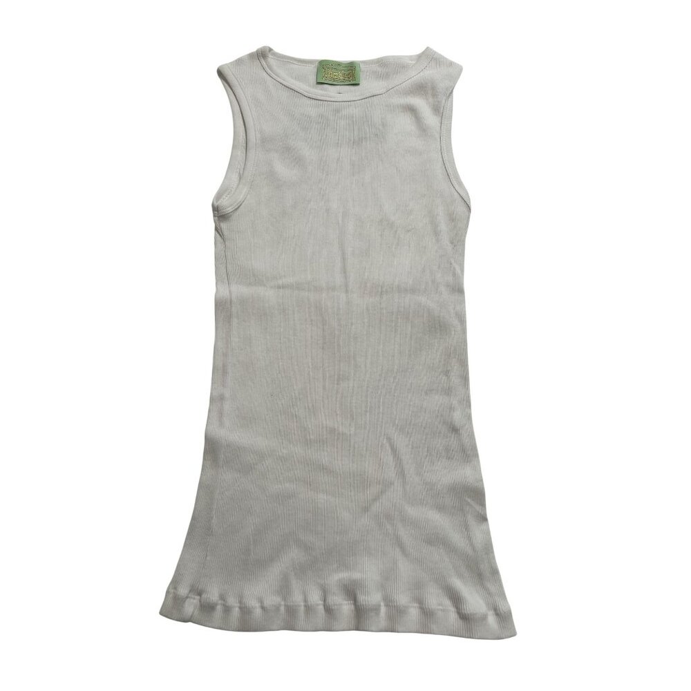 Aries Aries Racer-Back Rib Vest in White